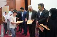 گزارش تصویری از مراسم تجلیل از دانش‌آموزان ممتاز شاهد و ایثارگر شهرستان‌های قزوین، البرز و شهر محمدیه
