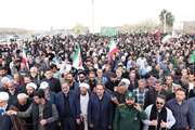 گزارش تصویری از مراسم تشییع شهیدان پیرویسی در روستای رستم‌آباد بوئین‌زهرا