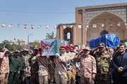 فیلم مراسم تشییع و خاکسپاری پیکر مطهر شهید والامقام حاج سعید جدلیها