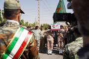  مراسم استقبال از پیکر مطهر خلبان شهید «حسین مهدویان» برگزار شد